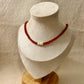 Collar de cornalina y perla cultivada