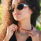 Collar de cornalina y perla cultivada