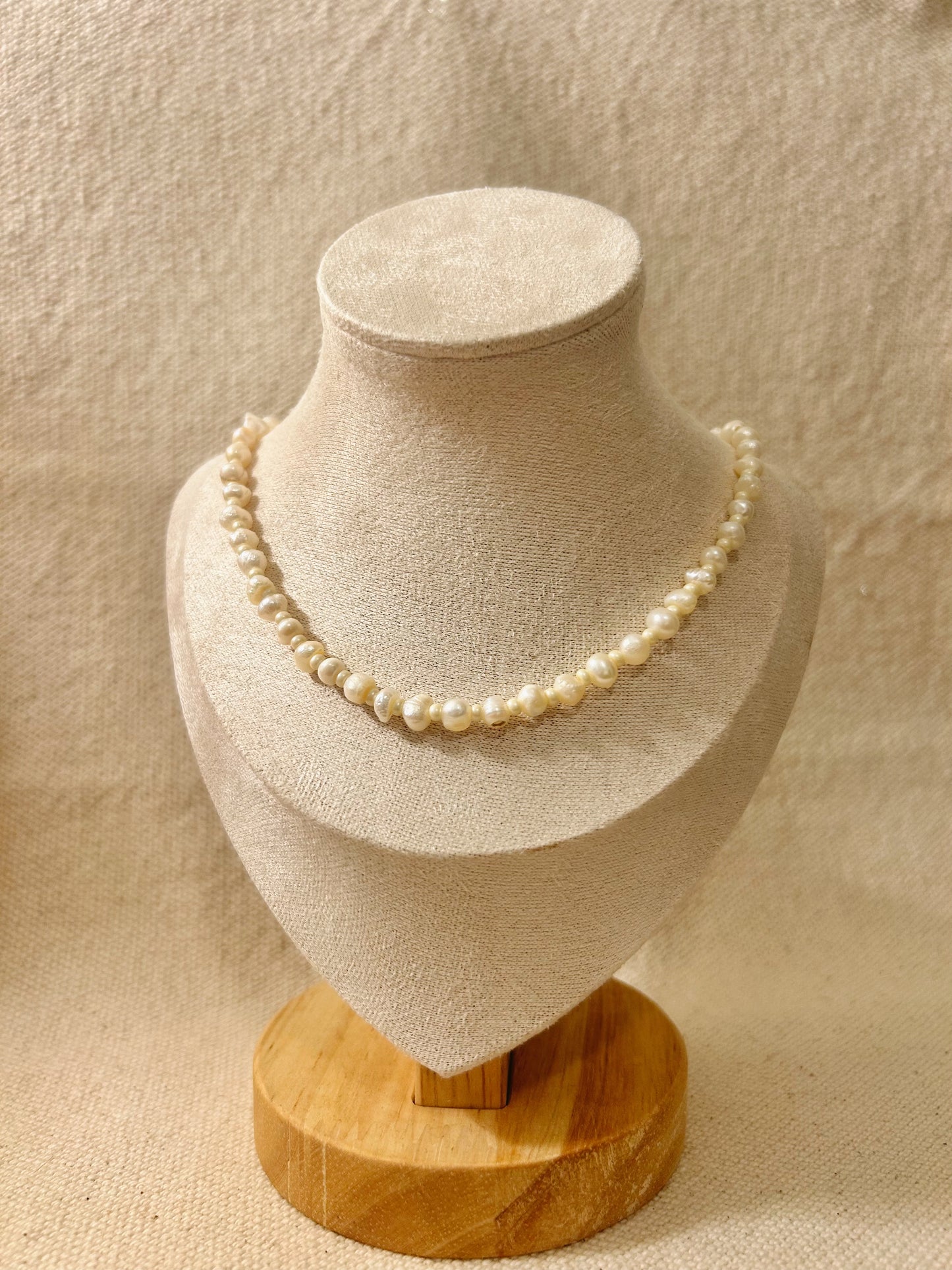Collar de perla cultivada
