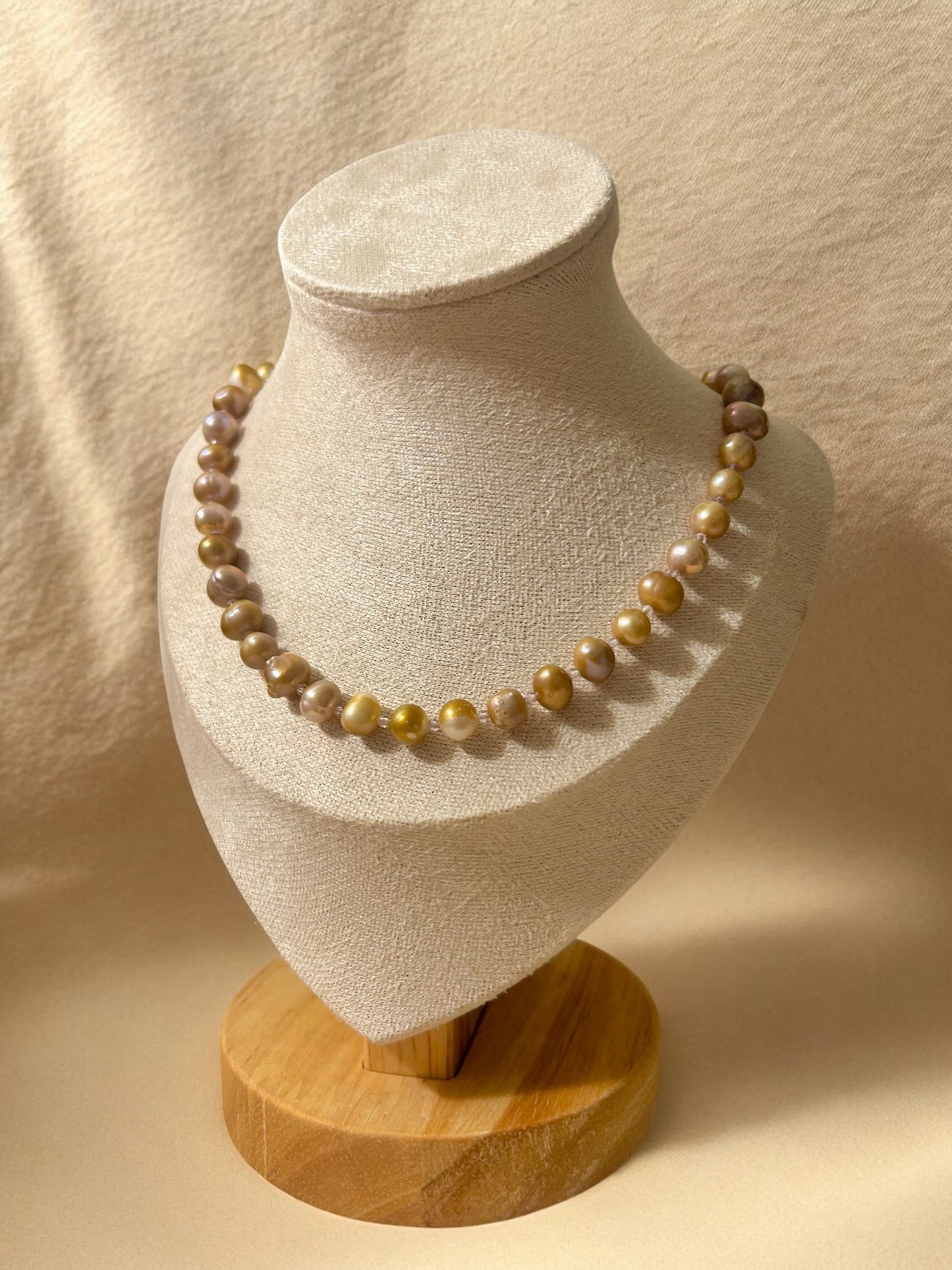 Collar de perla cultivada